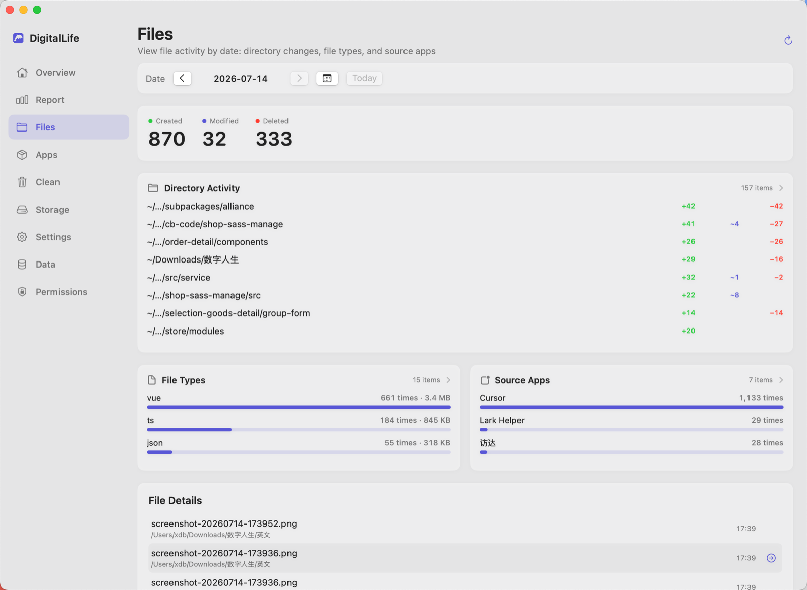 Files